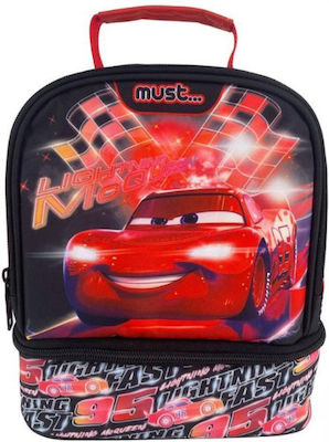 Must Cars Lightning Fast Geantă Isotermică de Umăr pentru Prânz Multicolor Mașinuțe Disney L20 x l12 x Î24cm