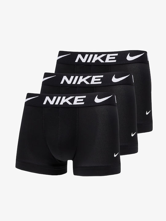 Nike Boxeri pentru bărbați Negre 3Pachet