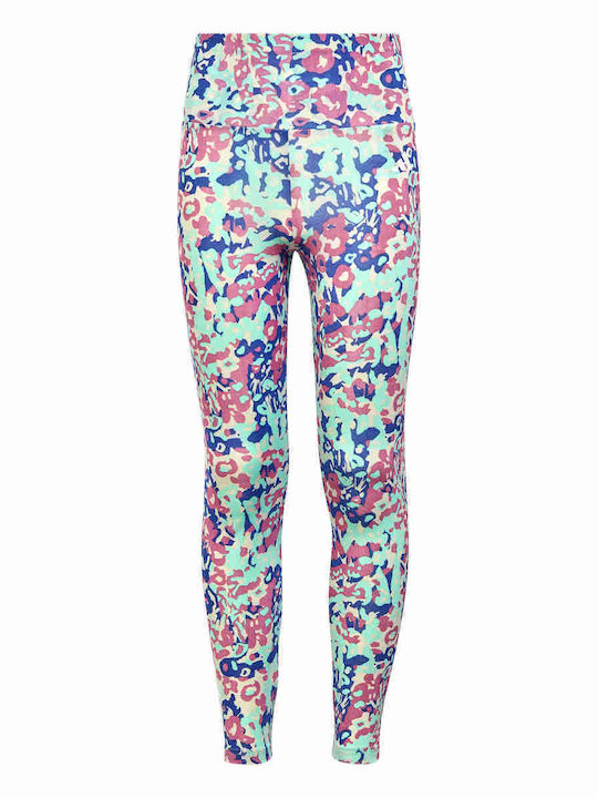 Kids Legging Sports Cropped Blue Aeroready
