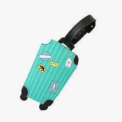 Bartuggi Trolley 718-060605 Ετικέτα Βαλίτσας Γαλάζια Σιέλ