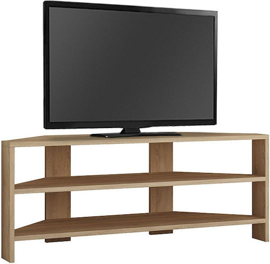 Thales Eckiges Bodenstehendes TV-Ständer Natur 110x36x45cm