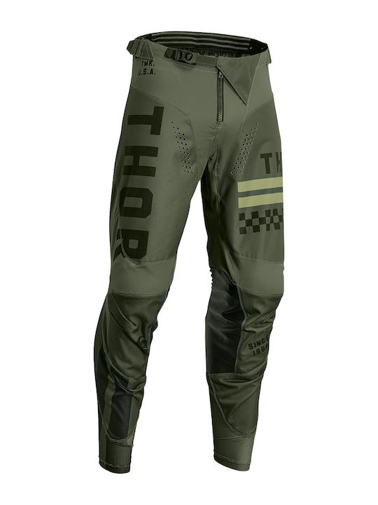 Thor Mx Pulse Combat Καλοκαιρινό Ανδρικό Παντελόνι Motocross Πράσινο