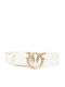 Love Berry H2 Leather Women's Belt White