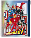 Διακάκης Avengers Notizbuch Spirale A5 Mehrfarbig