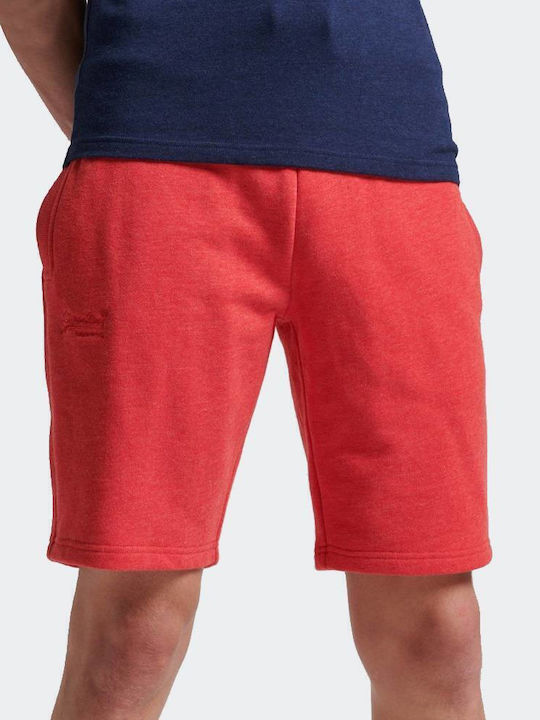Superdry Αθλητική Ανδρική Βερμούδα Κόκκινη