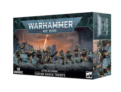 Games Workshop Warhammer 40000 - Astra Militarum: Cadian Shock Troops