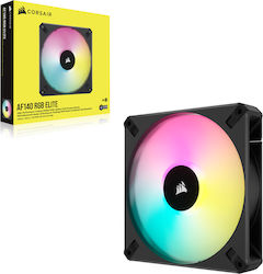 Corsair iCUE AF140 Elite Case Fan με RGB Φωτισμό και Σύνδεση 4-Pin PWM