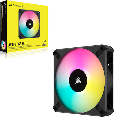 Corsair AF120 Elite 4-Pin PWM RGB Lighting Case Fan