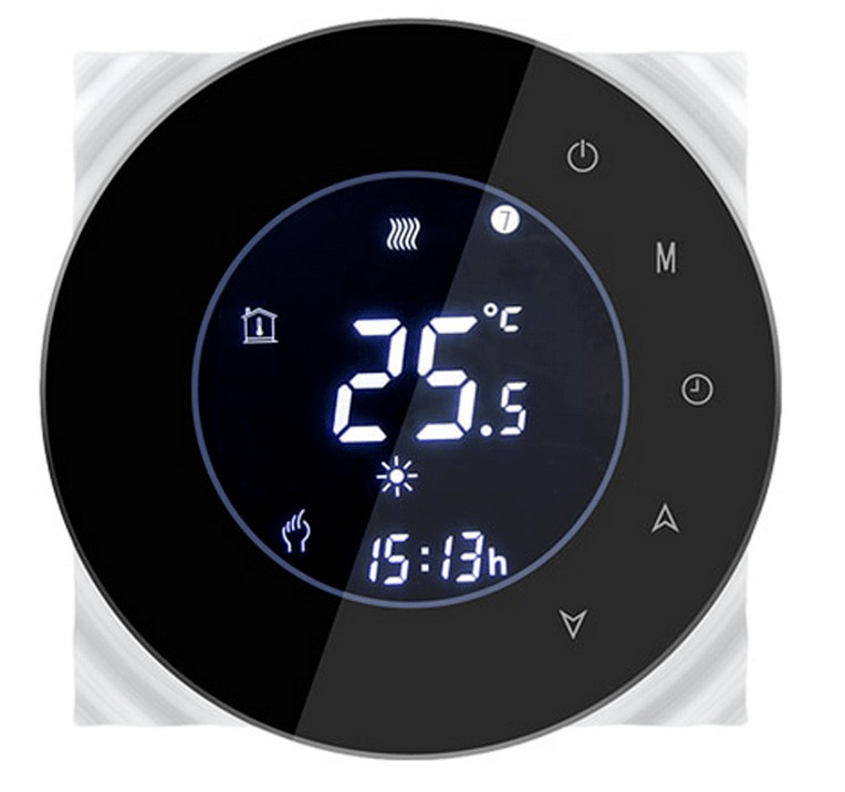 BHT-6000-GCLW Ψηφιακός Θερμοστάτης Χώρου Smart με Οθόνη Αφής και Wi-Fi ...