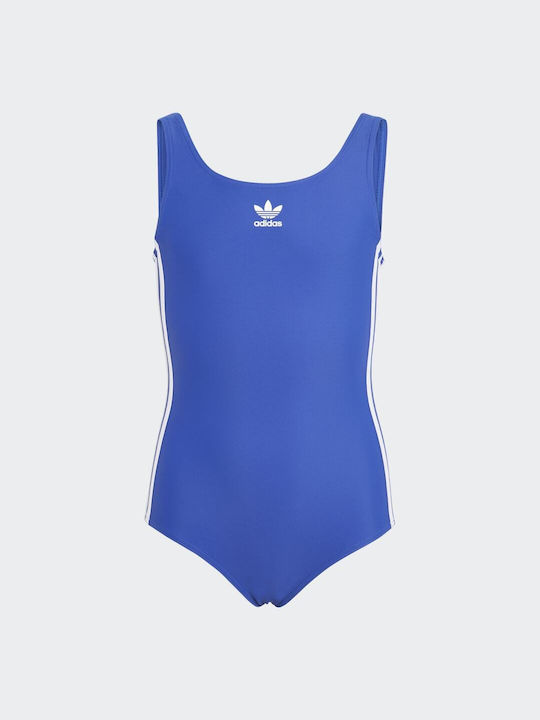 Adidas Παιδικό Μαγιό Ολόσωμο Κολύμβησης Μπλε