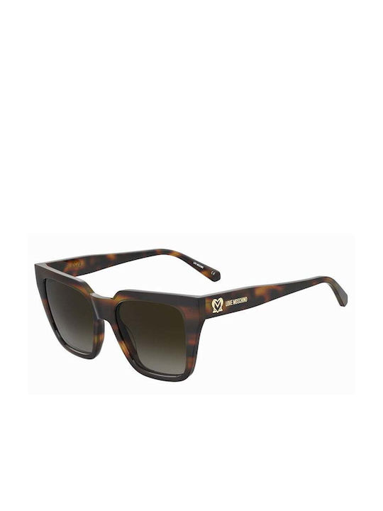 Moschino Women's Sunglasses with Brown Tartarug...