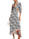 Sirsal Summer Midi Dress Black