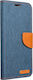 Canvas Wallet Υφασμάτινο Navy Μπλε (Xiaomi 12 Lite)