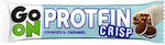 Go On Nutrition Protein Crisp Μπάρες Πρωτεΐνης με Γεύση Cookies Caramel 24x50gr