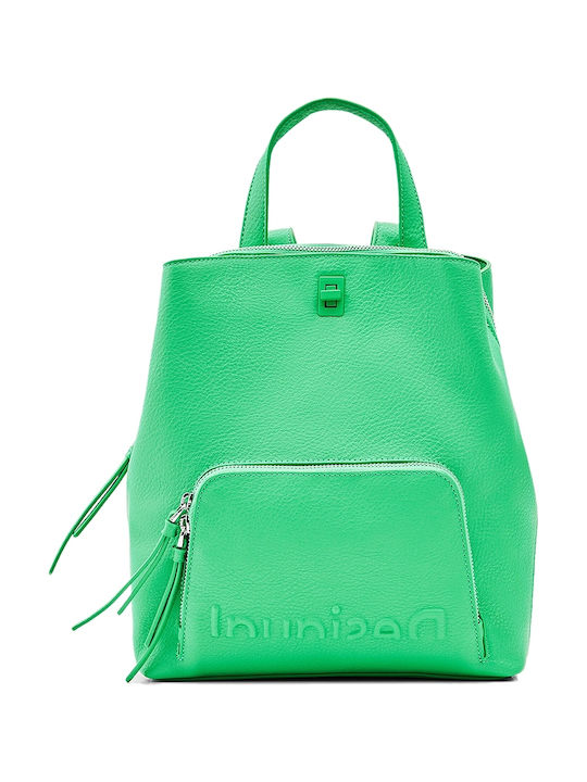 Stoff Damen Handtasche Rucksack Handtasche Grün