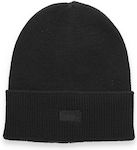 Outhorn Beanie Beanie with Rib Knit in Black color