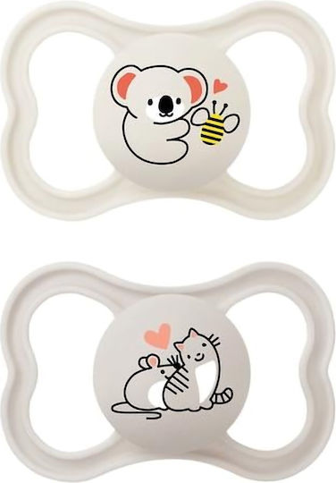 Mam 245S Suzete Silicon Koala - Mouse - Bej - Gri pentru 6-16 luni