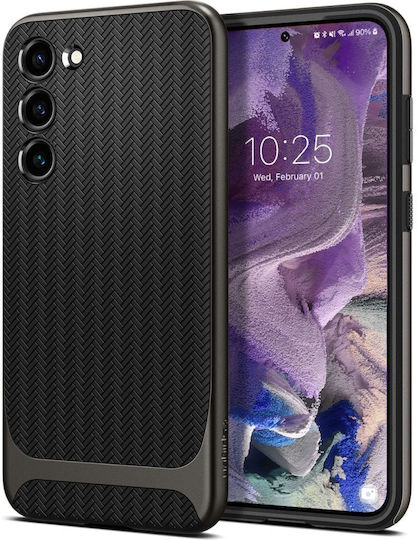 Spigen Neo Hybrid Back Cover Plastic / Silicone 2mm Gunmetal (Galaxy S23)