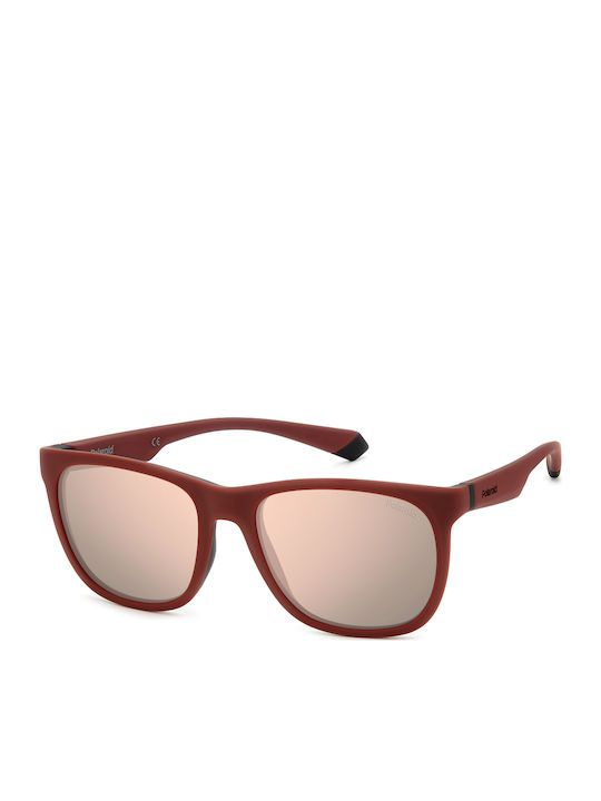 Polaroid Unisex Ochelari de soare cu Burgundy C...