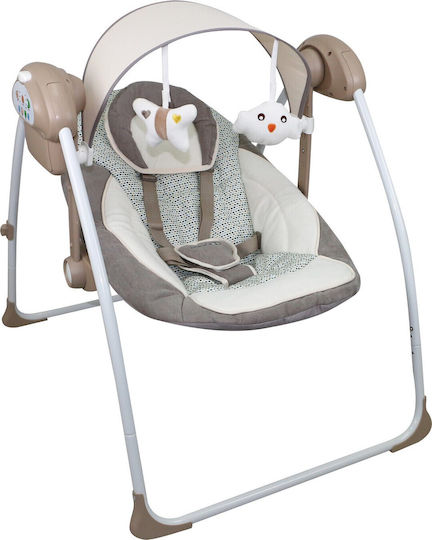 FreeOn Swing Relax Ηλεκτρικό Relax Μωρού Μπεζ