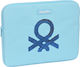 Benetton Sequins Case for 14" Laptop Light Blue
