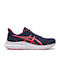 ASICS Jolt 4 Herren Sportschuhe Laufen Midnight / Electric Red