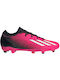 Adidas X Speedportal.3 FG Χαμηλά Ποδοσφαιρικά Παπούτσια με Τάπες Team Shock Pink 2 / Zero Metalic / Core Black