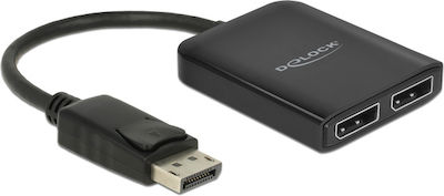 DeLock Μετατροπέας DisplayPort male σε DisplayPort 2x female (87768)