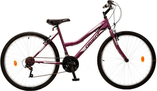 Orient Comfort 24" Παιδικό Mountain Bike 18 Ταχυτήτων με Σκελετό Αλουμινίου Lady Λευκό