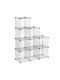 Bookcases Black 9pcs 35x35x35cm