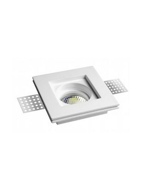 Spotlight Recessed Square 100x100x25mm