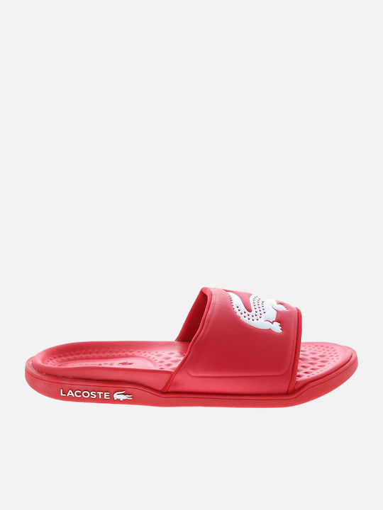 Lacoste Dualiste Herren Slides Rote