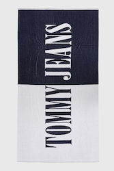 Tommy Hilfiger Logo Signature Strandtuch Baumwolle Blau Tommy Hilfiger Logo Signature Strandtuch Baumwolle Blau