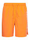 Superdry Code Applque Herren Badebekleidung Shorts Orange