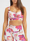 Frauen Sport-BHs Sport-BH Rosa mit Polsterung