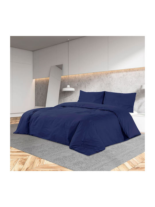 vidaXL Duvet Cover Set Cotton Single with Pillo...