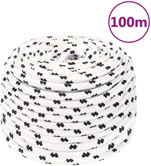 vidaXL Rope with Diameter 10mm and Length 100m Work Rope Black 10mm 100m made of Polyester