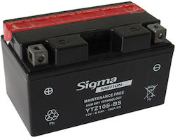 Sigma Затворен тип Мотоциклетна батерия YTZ10S-BS 190Спецификация с капацитет 8.6Ах