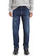 502 Men's Jeans Pants Elastic with Regular Tapered Fit Blue