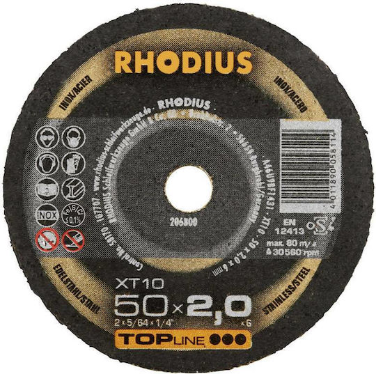 Rhodius 206800 Slicer/Coarse Grater Disc Metal 50mm 1pcs