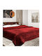 Bettbezug Großes Doppelbett 220x240cm Arrows Bordeaux