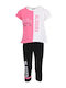 Εβίτα Kids Set with Leggings Summer 2pcs Fuchsia