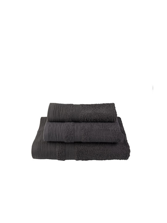 Astron Italy Πετσέτα Σώματος 80x150εκ. Dark Grey Βάρους 550gr/m²