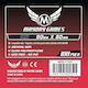 Mayday Games Square Card Sleeves Square Size 100τμχ Red