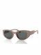 Superdry Women's Sunglasses with Beige Plastic Frame and Green Lens SDS 5007 151
