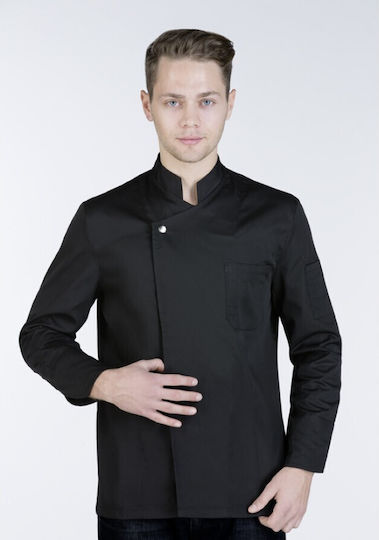 All Collections Mantel Koch Herren Schwarz mit Langärmelig Α112