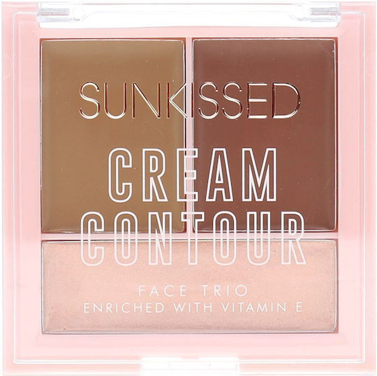 Sunkissed Cream Contour Face Trio Παλέτα 6.4gr
