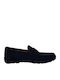 U Kosmopolis Men's Suede Moccasins Blue