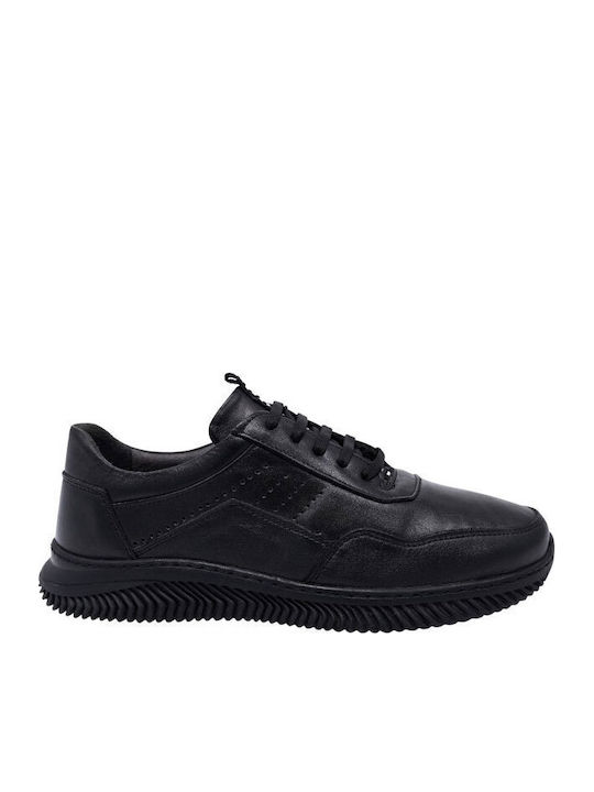 1807-SS Ανδρικά Ανατομικά Sneakers Μαύρα