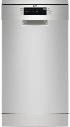 AEG Mașină de spălat vase independentă pentru 10 seturi de vase L44.6xÎ85cm Inox